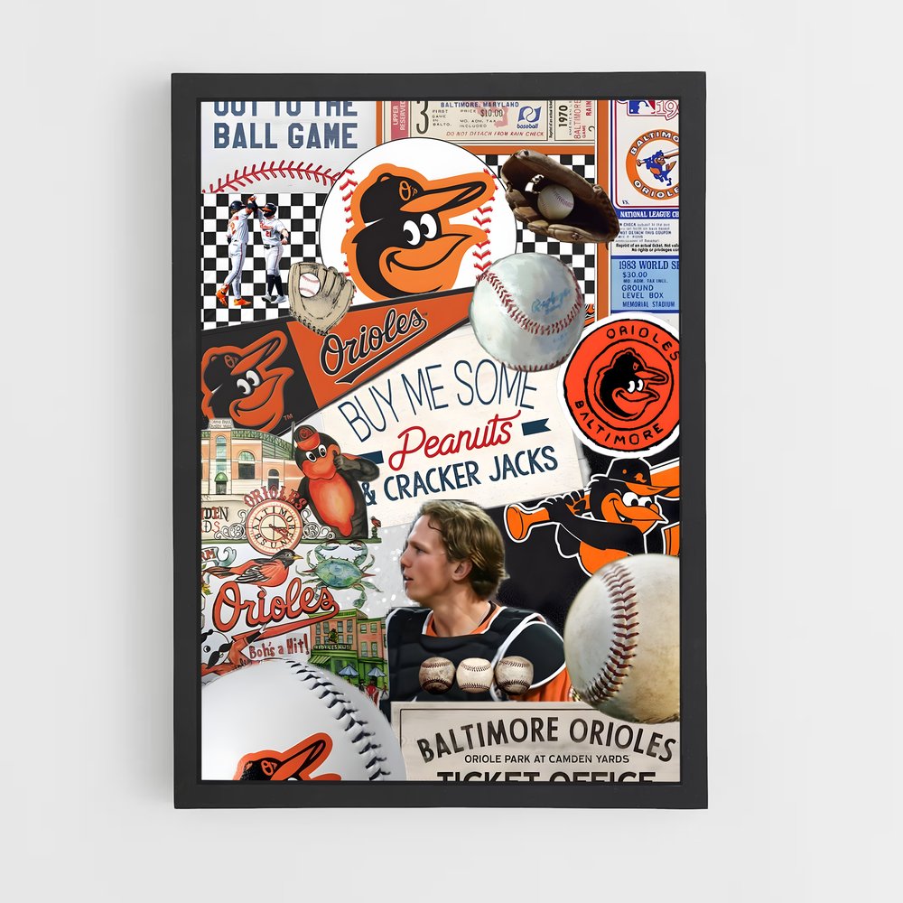 Poster Orioles en Fête – affiche Baseball (vue 2)
